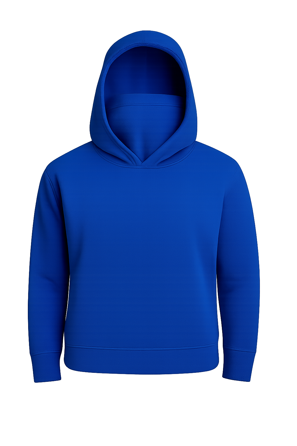 SUDADERA AZUL MULTIFUNCIONAL CON GORRO Y PASAMONTAÑAS INCLUIDO